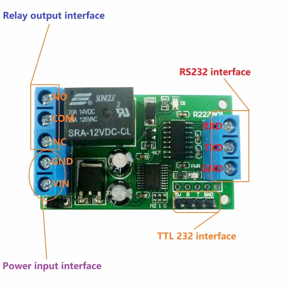 2 IN 1 RS232 & TTL232 Interface Serial Port Relay UART Switch PC USB MCU for Smart Home Garage door Car alarm Farm Motor
2 IN 1 RS232 & TTL232 Interface Serial Port Relay UART Switch PC USB MCU for Smart Home Garage door Car alarm Farm Motor