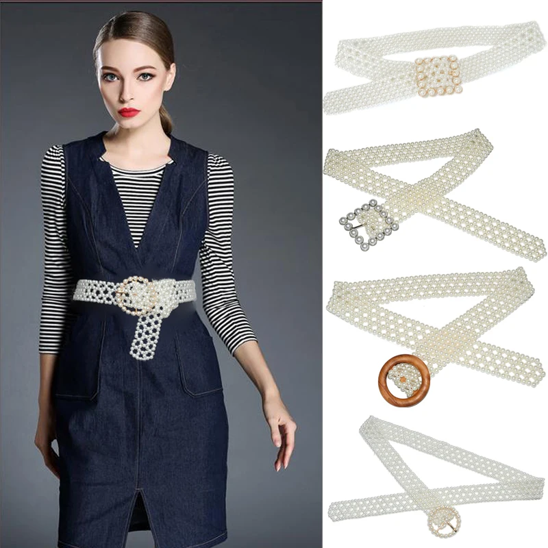 Luxuny Stretch Pearl Wide Belt Women 2019 Fashion Sweet and Cute Seven-row Pearl Waist Chain Bg-1334
Luxuny Stretch Pearl Wide Belt Women 2019 Fashion Sweet and Cute Seven-row Pearl Waist Chain Bg-1334