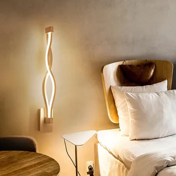 LED Wall Lamps Nordic Style Bedroom Wall Lighting Wall Lights AC 90-264V Living Room Indoor Lamp Warm White/Cold White Light
LED Wall Lamps Nordic Style Bedroom Wall Lighting Wall Lights AC 90-264V Living Room Indoor Lamp Warm White/Cold White Light