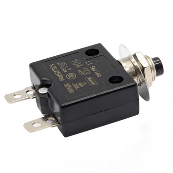 1X 10A Circuit Breaker 12V/24V Push Button Resettable Thermal Circuit Breaker Panel Mount With Waterproof Cap
1X 10A Circuit Breaker 12V/24V Push Button Resettable Thermal Circuit Breaker Panel Mount With Waterproof Cap