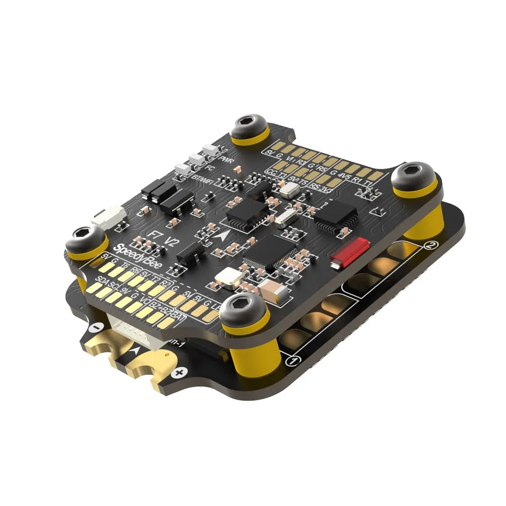 SpeedyBee Stack F7V2 flight control 5A four-in-one ESC F7 V2 Flight Control 45A World's first wireless firmware flasher | Игрушки и