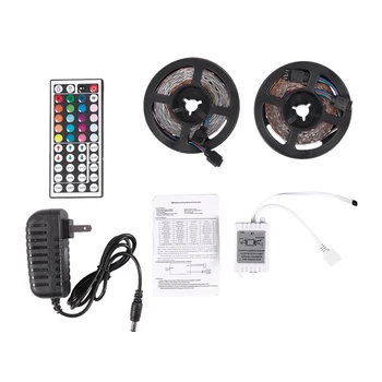 LBER 10M 300Leds 3528 Smd Rgb Led Light Strip + 44 Key Ir Remote Controller Non-Waterproof Dc12V 60Leds Flexible Lighting Ribbon
LBER 10M 300Leds 3528 Smd Rgb Led Light Strip + 44 Key Ir Remote Controller Non-Waterproof Dc12V 60Leds Flexible Lighting Ribbon