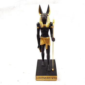 Ancient Egypt Anubis Statue Resin Crafts Retro Figure Dog God Sculpture Home Desktop Decoration Souvenir R2928 Art Africa
Ancient Egypt Anubis Statue Resin Crafts Retro Figure Dog God Sculpture Home Desktop Decoration Souvenir R2928 Art Africa