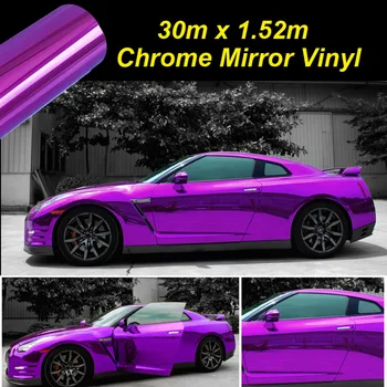 30m Purple JMM Waterproof Chrome Mirror Vinyl Wrap Film Car Sticker Decal DIY Motor Body Cover Wrapping Film
30m Purple JMM Waterproof Chrome Mirror Vinyl Wrap Film Car Sticker Decal DIY Motor Body Cover Wrapping Film