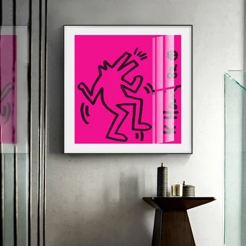 Art Keith Haring Abstract Painting Posters And Prints Creative Minimalist Wall Art Canvas Pictures For Living Room Bedroom 
Art Keith Haring Abstract Painting Posters And Prints Creative Minimalist Wall Art Canvas Pictures For Living Room Bedroom