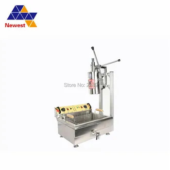 Churros maker 4 molds 5L churros machine with 25L fryer and cutting function