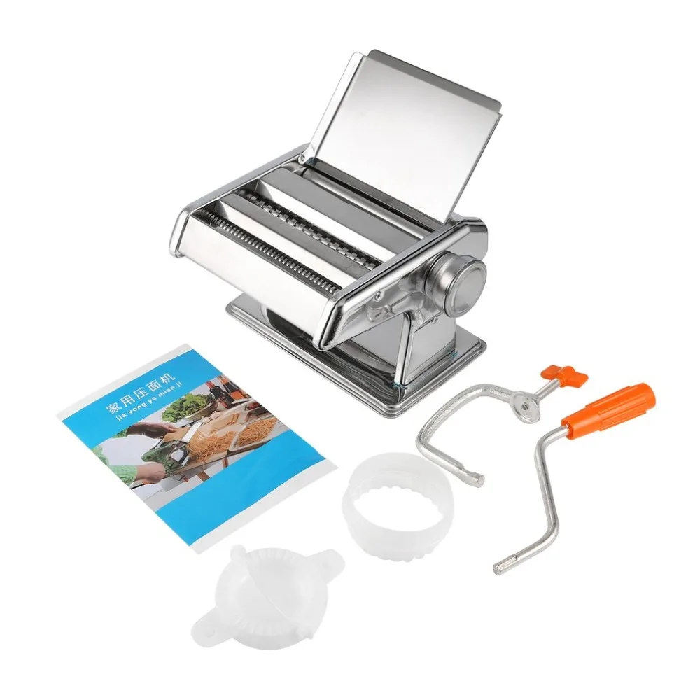 Stainless Steel Manual Noodle Press Machine Household Multifunctional Dumplings Wonton Skin Rolling Machine With Hand Crank
Stainless Steel Manual Noodle Press Machine Household Multifunctional Dumplings Wonton Skin Rolling Machine With Hand Crank