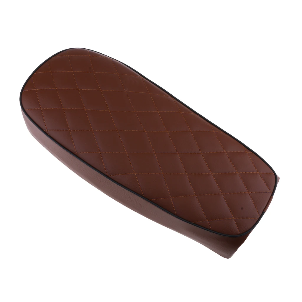 Light Brown Saddle Cafe Racer Rhombus Vintage Seat Cushion for Honda CG125 Light Brown Saddle Cafe Racer Rhombus Vintage Seat Cushion for Honda CG125