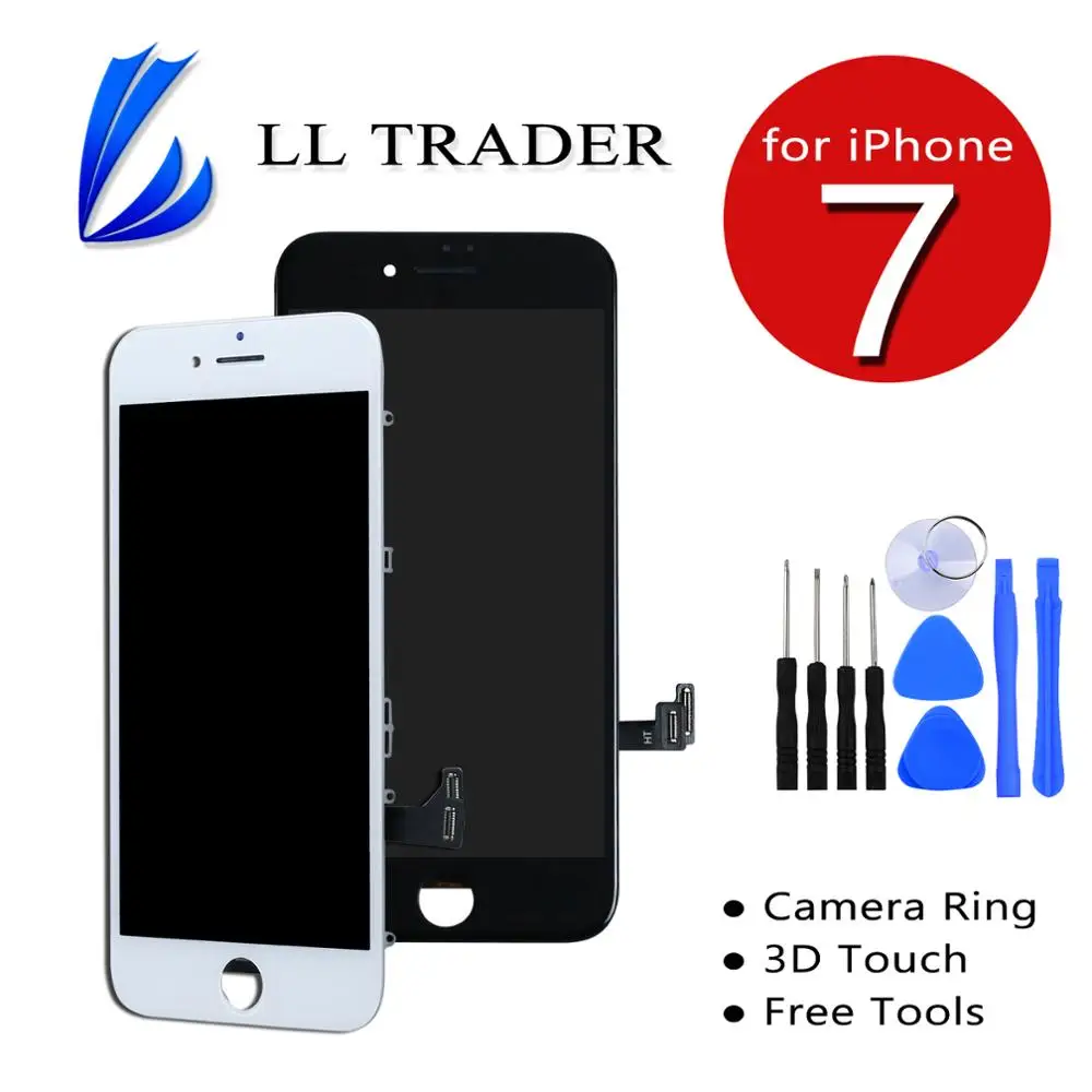 for iPhone 7 LCD Screen Replacement HD Display Touch Digitizer Assembly Home Button not included Front Camera Free Tool 3D touch
for iPhone 7 LCD Screen Replacement HD Display Touch Digitizer Assembly Home Button not included Front Camera Free Tool 3D touch
