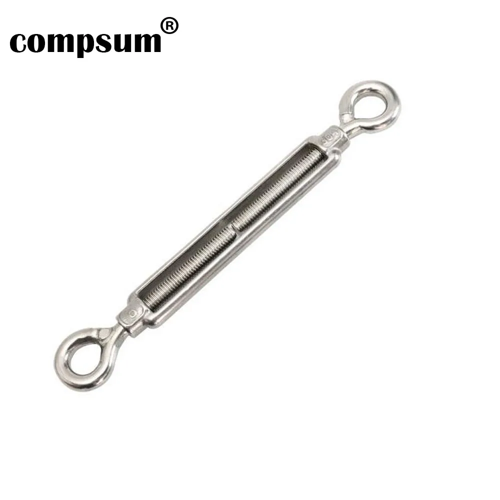 Stainless steel turnbuckle rigging screw wire rope tensioning tightener tight Connector 
Stainless steel turnbuckle rigging screw wire rope tensioning tightener tight Connector
