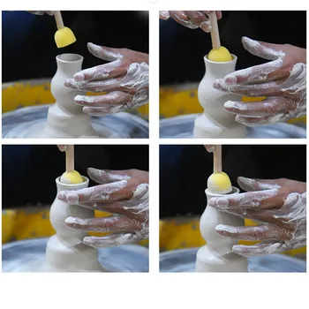 Sponge stick Pottery Tools Crafts Potter's Ceramic Clay Polymer Scraping Modelling Tool