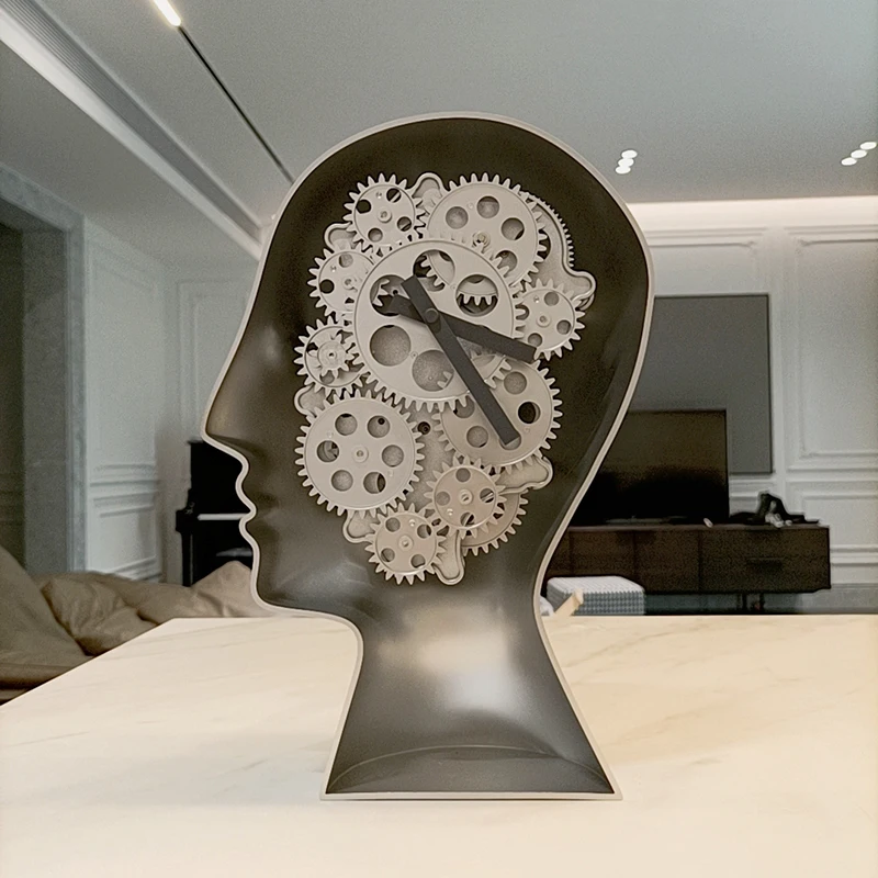 14 Inches Table Clock Flip Clock Stainless Steel Watch Table Mechanical gear Desktop Clocks Quartz Clock Home Decor Clocks
14 Inches Table Clock Flip Clock Stainless Steel Watch Table Mechanical gear Desktop Clocks Quartz Clock Home Decor Clocks