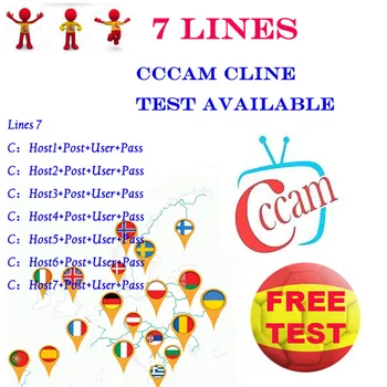 Newest Fast Stable Europe 7 lines Cccam For 1 Year Support Spain Portugal Satellite Share Server DVB-S2 Satellite Receiver
Newest Fast Stable Europe 7 lines Cccam For 1 Year Support Spain Portugal Satellite Share Server DVB-S2 Satellite Receiver