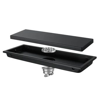 Floor Drains Stainless Steel Linear Shower Floor Drains Tile Insert Drain Channel for Bathroom Kitchen Anti-Odor Invisible Strai
Floor Drains Stainless Steel Linear Shower Floor Drains Tile Insert Drain Channel for Bathroom Kitchen Anti-Odor Invisible Strai