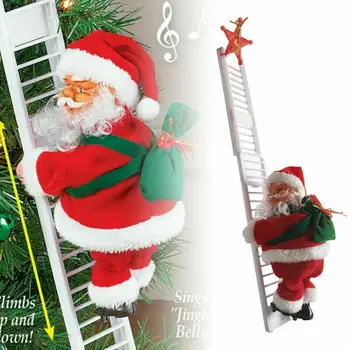 1 Pcs Electric Climbing Ladder Santa Claus Christmas Music Figurine Ornament Xmas Party Decoration Gifts Xmas Party DIY Crafts
1 Pcs Electric Climbing Ladder Santa Claus Christmas Music Figurine Ornament Xmas Party Decoration Gifts Xmas Party DIY Crafts