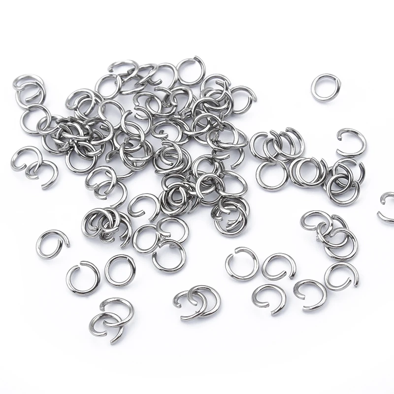 100pcs 5mm 6mm Stainless Steel Silver Color Jump Rings Split Rings For Jewelry Making DIY Necklace Bracelets Crafts Accessories
100pcs 5mm 6mm Stainless Steel Silver Color Jump Rings Split Rings For Jewelry Making DIY Necklace Bracelets Crafts Accessories