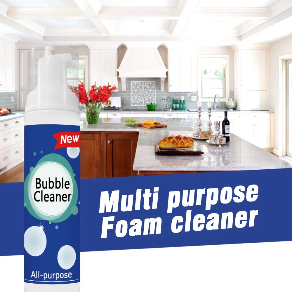 Kitchen Grease Cleaner Multi-Purpose Foam Cleaner All-Purpose Bubble Cleaner Rust Remover Cleaning Bubble Spray Foam Cleaner
Kitchen Grease Cleaner Multi-Purpose Foam Cleaner All-Purpose Bubble Cleaner Rust Remover Cleaning Bubble Spray Foam Cleaner