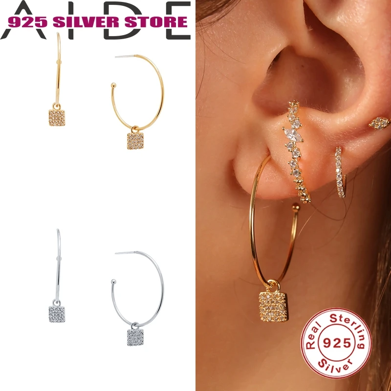 Aide 925 Sterling Silver Fashion New Products Personality Geometric Creative Simple Round Zircon Earrings Earrings for Women
Aide 925 Sterling Silver Fashion New Products Personality Geometric Creative Simple Round Zircon Earrings Earrings for Women