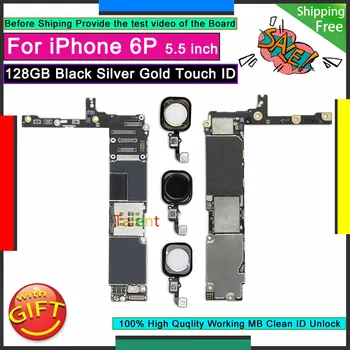 For IPhone 6P 6 Plus Motherboard 128GB Black Silver Gold Touch ID Unlocked Disassembly Mainboard Good Working Logic Board Tested
For IPhone 6P 6 Plus Motherboard 128GB Black Silver Gold Touch ID Unlocked Disassembly Mainboard Good Working Logic Board Tested