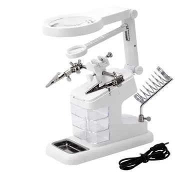 Th-7026 Multifunctional Electric Luo Iron Desktop Magnifier Electronic Component Drawer Power Interface Workbench
Th-7026 Multifunctional Electric Luo Iron Desktop Magnifier Electronic Component Drawer Power Interface Workbench