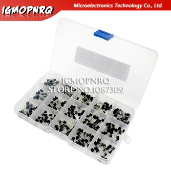 600PCS 15 Value x 40 Pcs Transistor TO-92 Assortment Box Kit Transistors 2N2222 2N3904 2N3906 C945 S8050 S8550 S9014 S9013 9018
600PCS 15 Value x 40 Pcs Transistor TO-92 Assortment Box Kit Transistors 2N2222 2N3904 2N3906 C945 S8050 S8550 S9014 S9013 9018