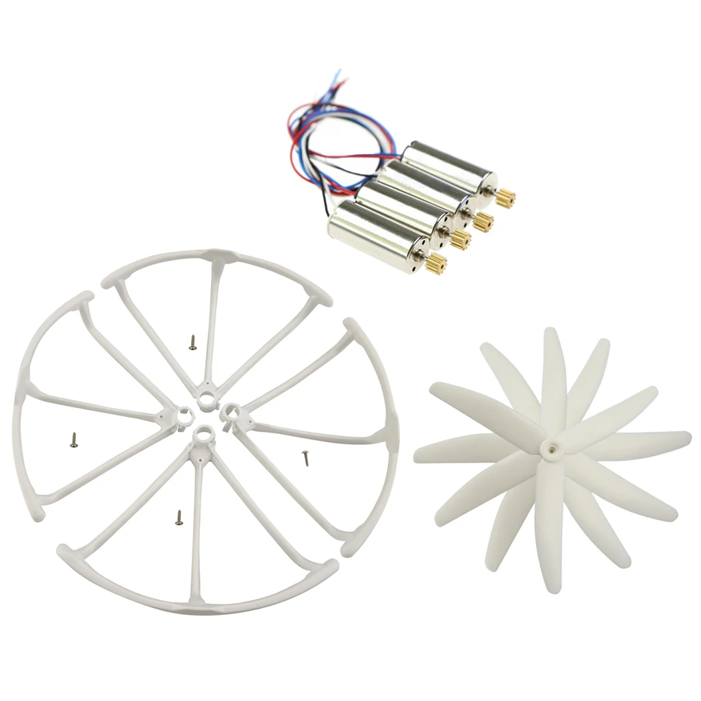 4 Pcs Propellers+Motors+Guards for Hubsan H502E H502S X4 RC Quadcopter Spare Parts 4 Pcs Propellers+Motors+Guards for Hubsan H502E H502S X4 RC Quadcopter Spare Parts