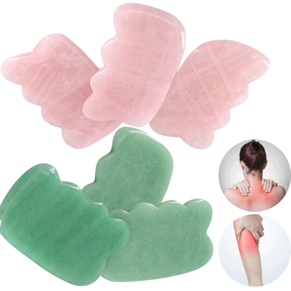 Aventurine Rose Quartz Massage Gua Sha Board Crystal Stone Jade Back Massager Body Scraping Acupuncture Beauty SPA Tool
Aventurine Rose Quartz Massage Gua Sha Board Crystal Stone Jade Back Massager Body Scraping Acupuncture Beauty SPA Tool