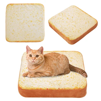 Cat Bed Mat Simulation Toast Sliced Bread Pet Cushion Detachable Wash Small Bed For Pet Soft Fleece Puppy Cushion
Cat Bed Mat Simulation Toast Sliced Bread Pet Cushion Detachable Wash Small Bed For Pet Soft Fleece Puppy Cushion
