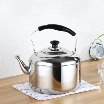 Stainless Steel Kettle 4L 5L 6L Thickened Bowel Color Dome Flat Cooker Gas Stove Kettle Stainless Steel Whistling Long Mouth Hot
Stainless Steel Kettle 4L 5L 6L Thickened Bowel Color Dome Flat Cooker Gas Stove Kettle Stainless Steel Whistling Long Mouth Hot