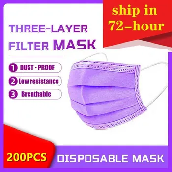 In Stock 200 pcs Mask Disposable Nonwove 3 Layer Ply Filter Mask mouth Face mask filter safe Breathable masks
In Stock 200 pcs Mask Disposable Nonwove 3 Layer Ply Filter Mask mouth Face mask filter safe Breathable masks