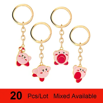 20pcs/lot Star Kirby Keychain Game Bag Keyrings Metal Cute Pendant Chaveiro car Key Chain Girl Gift Cartoon Jewelry llaveros
20pcs/lot Star Kirby Keychain Game Bag Keyrings Metal Cute Pendant Chaveiro car Key Chain Girl Gift Cartoon Jewelry llaveros