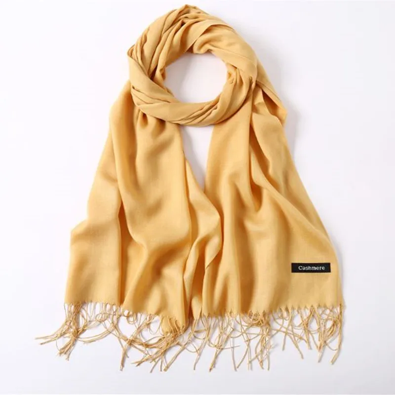 Winter Scarf Women Autumn Poncho sjaal Luxury Imitation Cashmere Scarf Solid Shawl Double-sided Warm Tassel Scarf foulard femme 
Winter Scarf Women Autumn Poncho sjaal Luxury Imitation Cashmere Scarf Solid Shawl Double-sided Warm Tassel Scarf foulard femme