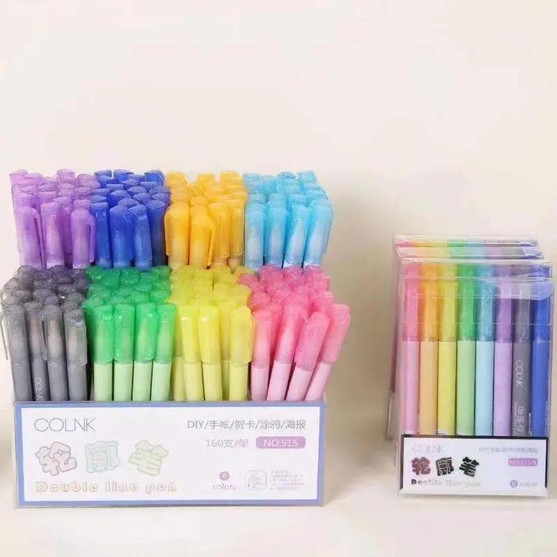 8PCS Double Line Fluorescent Color Markers Pen Candy Color Highlighter Art Markers For Kids Painting Stationery Supplies
8PCS Double Line Fluorescent Color Markers Pen Candy Color Highlighter Art Markers For Kids Painting Stationery Supplies
