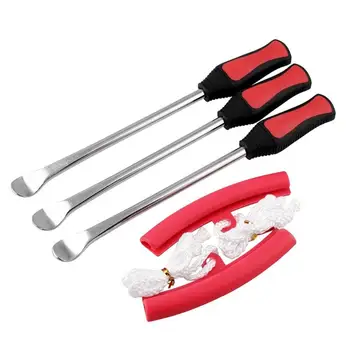 Durable Tire Changing Levers Classic Delicate Motorcycle Bicycle Tire Changing Levers Spoon Kit Tool with Wheel Rim Protector
Durable Tire Changing Levers Classic Delicate Motorcycle Bicycle Tire Changing Levers Spoon Kit Tool with Wheel Rim Protector