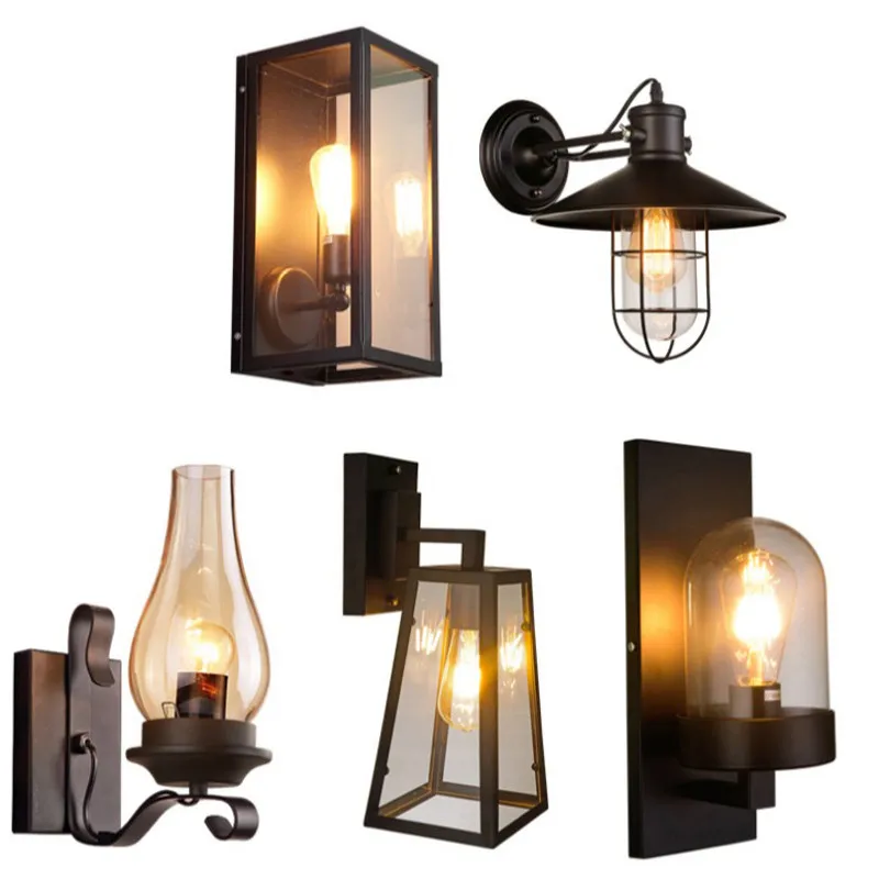 Vintage Simplicity Gray Glass LED Wall Lamp Iron Edison Light Shade Wall Lights Retro Home Decor Lamp for Bedroom Corridor Foyer
Vintage Simplicity Gray Glass LED Wall Lamp Iron Edison Light Shade Wall Lights Retro Home Decor Lamp for Bedroom Corridor Foyer