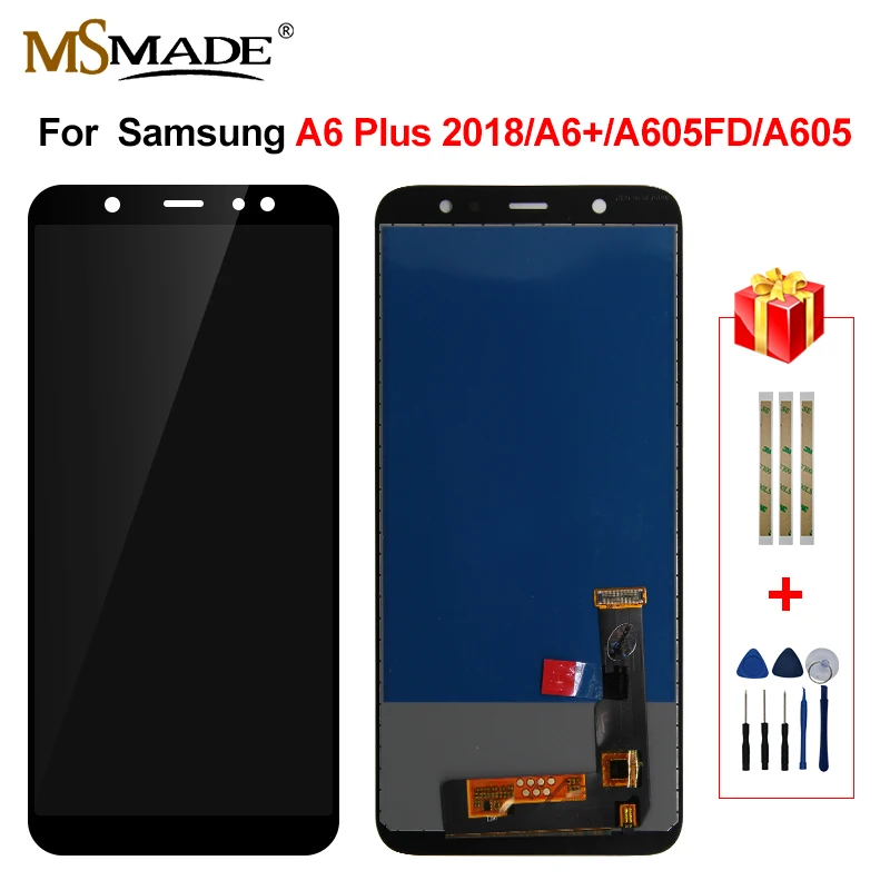 AAA Quality LCD For Samsung Galaxy A6 Plus 2018 A605 A605F A605FN LCD Display Touch screen Assembly For Samsung A605 Display
AAA Quality LCD For Samsung Galaxy A6 Plus 2018 A605 A605F A605FN LCD Display Touch screen Assembly For Samsung A605 Display