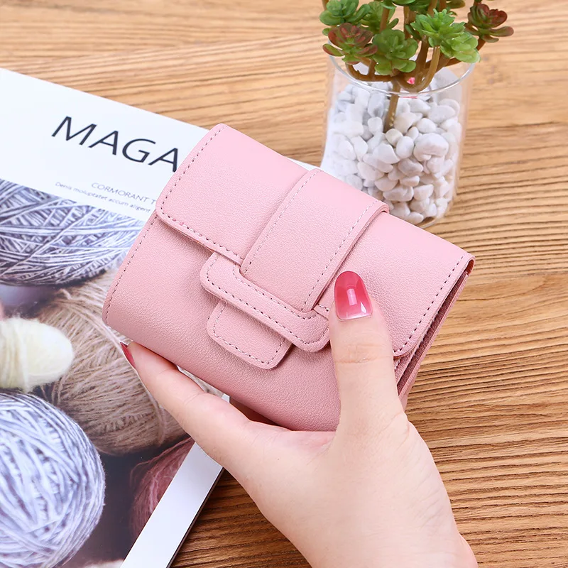 With 30 % Ladies Wallet Coin Purse Short Wallet Wallet 2020 New Korean Version of Solid Color Women Female Fashion
With 30 % Ladies Wallet Coin Purse Short Wallet Wallet 2020 New Korean Version of Solid Color Women Female Fashion