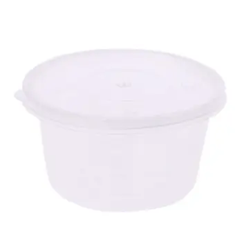 10pcs Kitchen Disposable Plastic Sauce Cup Pot Chutney Container With Lid Slime Storage Box Case 100ml
10pcs Kitchen Disposable Plastic Sauce Cup Pot Chutney Container With Lid Slime Storage Box Case 100ml