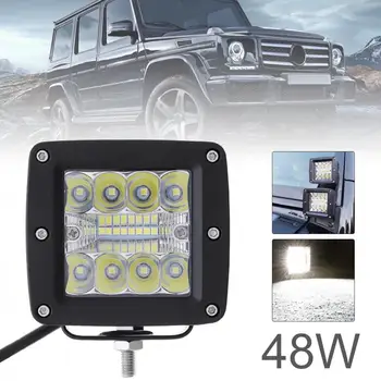 3 Inch 6000K 48W Ultra Bright LED Car Square LED Work Light Pod Lights Off Road Driving Lights Combo LED Light Bar Fog Light
3 Inch 6000K 48W Ultra Bright LED Car Square LED Work Light Pod Lights Off Road Driving Lights Combo LED Light Bar Fog Light