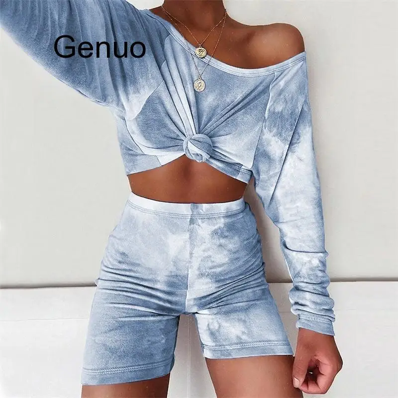 New Summer Tie-dye Print Women Sets Lounge Wear T Shirt+Shorts Set 2 Pieces Women Tracksuit Loose Leisure T Shirts Shorts
New Summer Tie-dye Print Women Sets Lounge Wear T Shirt+Shorts Set 2 Pieces Women Tracksuit Loose Leisure T Shirts Shorts