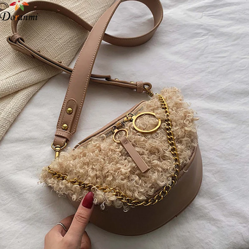 DORANMI Soft Fur Fanny Pack Women's Waist Bags 2019 Luxury Brand Designed Autumn Nerka Crossbody Chest Bag Belt Packs BG295
DORANMI Soft Fur Fanny Pack Women's Waist Bags 2019 Luxury Brand Designed Autumn Nerka Crossbody Chest Bag Belt Packs BG295
