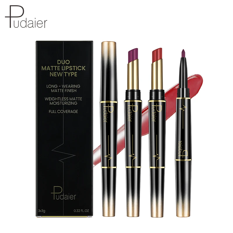 Pudaier 3pcs/set Matte Lipstick for Lips Makeup Long Lasting Matte Lipstick Set of Matt Lipsticks Waterproof Makeup Cosmetic
Pudaier 3pcs/set Matte Lipstick for Lips Makeup Long Lasting Matte Lipstick Set of Matt Lipsticks Waterproof Makeup Cosmetic