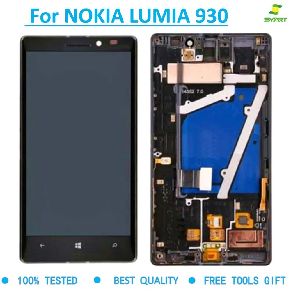Screen For Nokia Lumia 930 Display with frameTouch Screen Digitizer Assembly Replacement parts Compatible For Nokia Lumia 930
Screen For Nokia Lumia 930 Display with frameTouch Screen Digitizer Assembly Replacement parts Compatible For Nokia Lumia 930