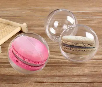 5cm Diameter Macaron Ball Plastic Hollow Ball Decorative Transparent clear Macaron box plastic cake Ball Box with hanging hole
5cm Diameter Macaron Ball Plastic Hollow Ball Decorative Transparent clear Macaron box plastic cake Ball Box with hanging hole