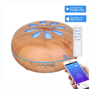 550ml Ultrasonic Air Aroma Humidifier With 7 Color Lights Electric Aromatherapy Essential Oil Aroma Diffuser Remote Control app
550ml Ultrasonic Air Aroma Humidifier With 7 Color Lights Electric Aromatherapy Essential Oil Aroma Diffuser Remote Control app