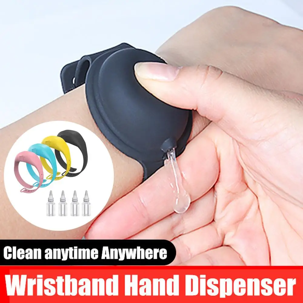 Reusable Wristbands Hand Sanitizer Dispensing Silicone Portable Bracelet Pumps Wristband Hand Dispenser 15ML Wrist Support NEW
Reusable Wristbands Hand Sanitizer Dispensing Silicone Portable Bracelet Pumps Wristband Hand Dispenser 15ML Wrist Support NEW