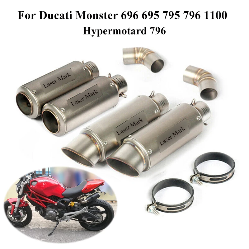 For Ducati Monster 696 695 795 796 1100 Motorcycle Exhaust Middle Connect Link Pipe Muffler Tis Tail Pipe Exhaust System Escape
For Ducati Monster 696 695 795 796 1100 Motorcycle Exhaust Middle Connect Link Pipe Muffler Tis Tail Pipe Exhaust System Escape