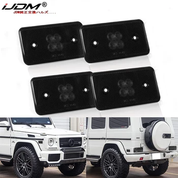 iJDM Gloss Black Front/Rear Side Marker Lamp Lenses Compatible With For Mercedes AMG W463 G-Class G500 G550 G55 G63 2002-2014
iJDM Gloss Black Front/Rear Side Marker Lamp Lenses Compatible With For Mercedes AMG W463 G-Class G500 G550 G55 G63 2002-2014