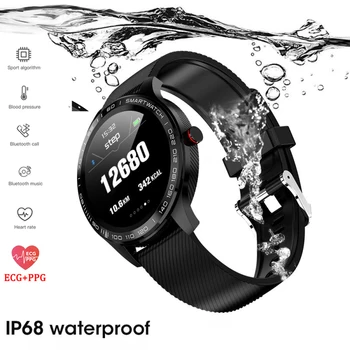 Newest L9 Smart Watch Men ECG+PPG Heart Rate Blood Pressure Oxygen Monitor IP68 Waterproof Bluetooth Smartwatch VS L5 L7 L8
Newest L9 Smart Watch Men ECG+PPG Heart Rate Blood Pressure Oxygen Monitor IP68 Waterproof Bluetooth Smartwatch VS L5 L7 L8