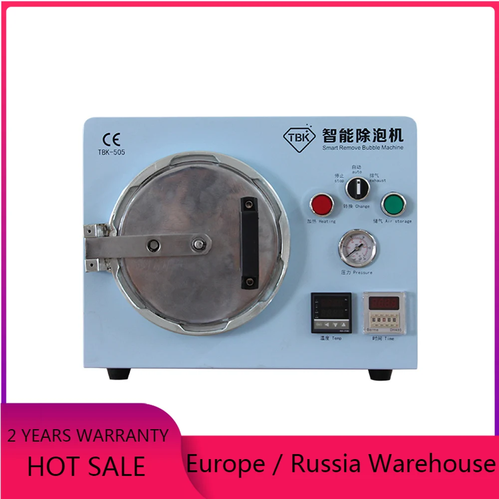 TBK Multi-functions Bubble Remove Machine 505 Autoclave Smart Built-in Air Compressor No Electric Noise For LCD Screen Refurbish
TBK Multi-functions Bubble Remove Machine 505 Autoclave Smart Built-in Air Compressor No Electric Noise For LCD Screen Refurbish